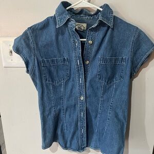 Denim Button Down Shirt